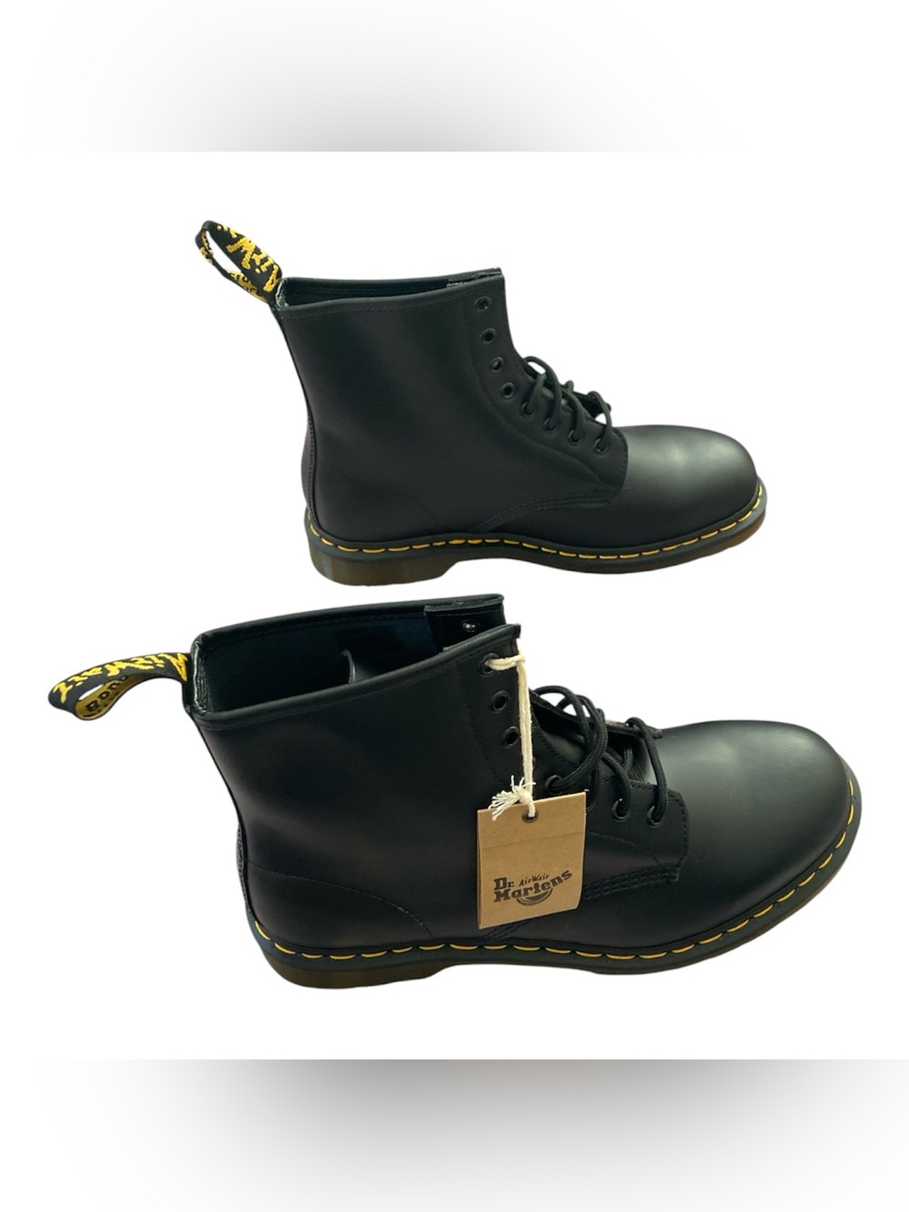 New without box Dr Martens leather upper lace up boots men’s size 11